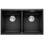 Blanco Subline 350/350-U zlewozmywak 70,5x40 cm z Silgranit PuraDur czarny 525987