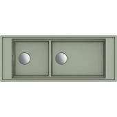 Elleci Mixology zlewozmywak granitowy 114x46 cm Sage Geen LKM59082FIXCI