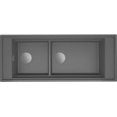Elleci Mixology zlewozmywak granitowy 114x46 cm Concrete LKM59099FIXCI