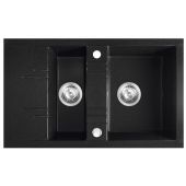 FDesign Carioca zlewozmywak granitowy 79x48 cm grafit FD9-15-4879-22