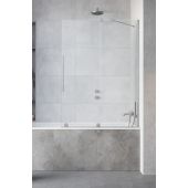 Radaway Furo Brushed Nickel PND II drzwi parawanu 58,8 cm 2-częściowy nikiel szczotkowany/szkło przezroczyste 10109588-91-01R