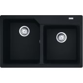 Franke Urban UBG 620-36-33 GSC zlewozmywak 78x50 cm Fragranite czarny mat 114.0687.311