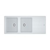 Franke Basis BFG 621 zlewozmywak 116x50 cm z Fragranite biały polarny 114.0676.264