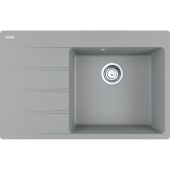 Franke Centro 611-78 TL zlewozmywak 78x50 cm Fragranite kamienny szary 114.0633.141
