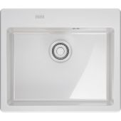 Franke Mythos MYK 610-52 zlewozmywak ceramiczny 59x51 cm biały polarny 124.0749.518
