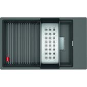 Franke Kanon KNG 110-62 zlewozmywak 62x42 cm Fragranite kamienny szary 125.0528.623