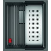 Franke Kanon KNG 110-37 zlewozmywak 37x42 cm Fragranite kamienny szary 125.0528.631