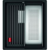 Franke Kanon KNG 110-37 zlewozmywak 37x42 cm z Fragranite czarny mat 125.0633.001