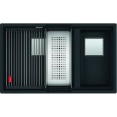 Franke Kanon KNG 120 zlewozmywak 76x46 cm Fragranite czarny mat 125.0633.004