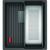 Franke Kanon KNG 110-37 zlewozmywak granitowy 46x41 cm łupkowy szary 125.0716.370