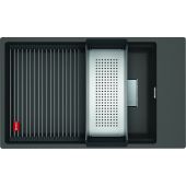 Franke Kanon KNG 110-62 zlewozmywak granitowy 76x46 cm łupkowy szary 125.0716.372