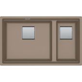 Franke Kanon KNG 120 zlewozmywak 76x46 cm Fragranit+ cappuccino 125.0528.637