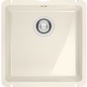 Franke KubusX zlewozmywak ceramiczny 40,5x40 cm kremowy połysk 126.0738.287