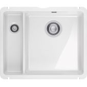 Franke KubusX zlewozmywak ceramiczny 49x40 cm biały połysk 126.0738.298