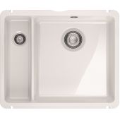 Franke KubusX zlewozmywak ceramiczny 49x40 cm biały połysk 126.0738.298