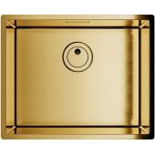 Globalo Exclusive Riwolo 40.1 zlewozmywak stalowy 44x44 cm złoty RIWOLO_40_1_GOLD