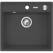 Pyramis Camea zlewozmywak granitowy 53x50 cm karbon 070058201