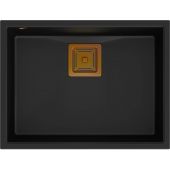 Quadron David 50 komora podwieszana 55x42 cm pure carbon/miedziany HQD5542U7-C1