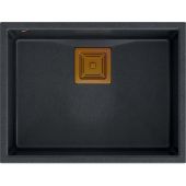 Quadron David 50 komora podwieszana 55x42 cm black diamond/miedziany HQD5542U8-C1