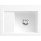 Villeroy & Boch Subway 45 zlewozmywak ceramiczny 65x51 cm CeramicPlus Stone White 331301RW