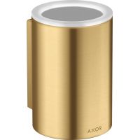 Axor Universal Circular kubek do mycia zębów złoty optyczny szczotkowany 42804250