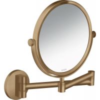 Axor Universal Circular lusterko kosmetyczne 19,5x25,7 cm okrągłe brąz szczotkowany 42849140