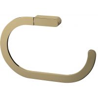 Bisk Nature wieszak na ręcznik ścienny złoty 07951