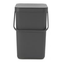 Brabantia Sort & Go kosz na śmieci 25 l szary 129940