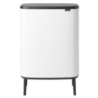 Brabantia Bo Touch Bin Hi pojemnik na odpady 60 l do segregacji biały 130601