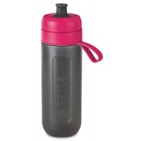 Brita Active butelka filtrująca 0,6 l z wkładem MicroDisc czarna/różowa 1020337