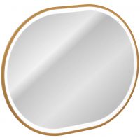 Comad Apollo 2 lustro 70x90 cm owalne z oświetleniem złoty LUSTRO APOLLO 2 900X700