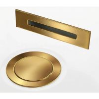 Corsan Intero maskownica przelewu i odpływu złoto szczotkowane ZWKKBGL