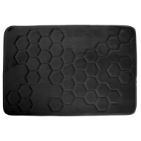 Hyggli Honey dywanik łazienkowy 90x60 cm prostokątny czarny 70-088