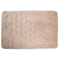 Hyggli Honey dywanik łazienkowy 90x60 cm prostokątny beżowy 70-091