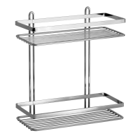 Hyggli Inox półka prysznicowa 25x12x27 cm stal 50-111