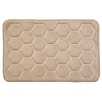 Hyggli Rock dywanik łazienkowy 60x40 cm prostokątny beżowy 70-116