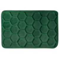 Hyggli Rock dywanik łazienkowy 60x40 cm prostokątny zielony 70-119