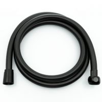 Duschy Rotoflex wąż prysznicowy 1,5 cm gładki czarny 213-20