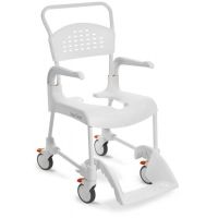 Etac Clean wózek inwalidzki z funkcją toalety biały 80229274