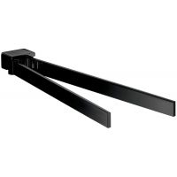 Emco Loft wieszak na ręcznik 31 cm dwuramienny ruchomy czarny 055013331