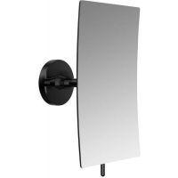 Emco Pure lusterko kosmetyczne 13,2x20,8 cm prostokątne czarny 109413307