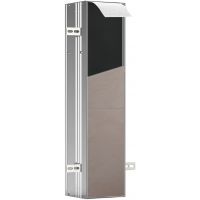 Emco Asis Plus moduł ścienny akcesoriów toaletowych do zabudowy aluminium 975611012