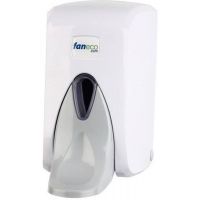 Faneco Pop dozownik do mydła łokciowy 500 ml ścienny biały/szary SA500PGWG