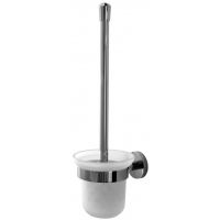 FDesign Meriva szczotka toaletowa ścienna chrom/szkło mleczne FD6-MRV-06-11