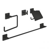 Grohe Start Cube zestaw akcesoriów  łazienkowych czarny mat 411152430