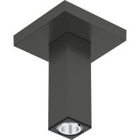 Hansgrohe ramię sufitowe 10 cm czarny chrom szczotkowany 24338340