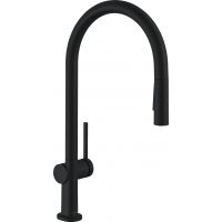 Hansgrohe Talis M54 bateria kuchenna stojąca czarny mat 72800670