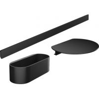 Hansgrohe WallStoris zestaw akcesoriów czarny 27966670