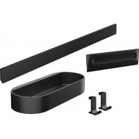 Hansgrohe WallStoris zestaw akcesoriów czarny 27967670