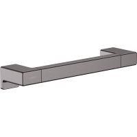 Hansgrohe AddStoris uchwyt ścienny 34,8 cm czarny chrom szczotkowany 41744340